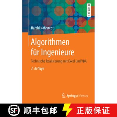【3-4周达】Algorithmen für Ingenieure : Technische Realisierung mit Excel und VBA (3., erw. und aktu... [9783658192983]