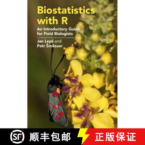 【3-4周达】Biostatistics with R : An Introductory Guide for Field Biologists [9781108727341]