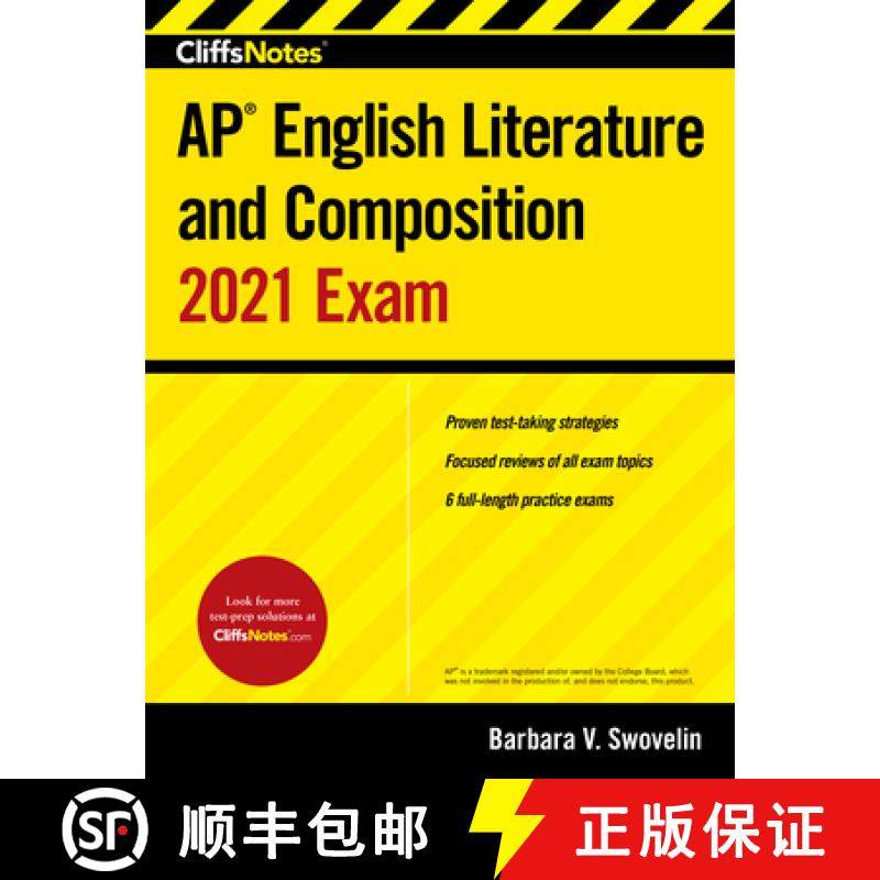 预订 CliffsNotes AP English Literature and Composition 2021 Exam [9781328487940]