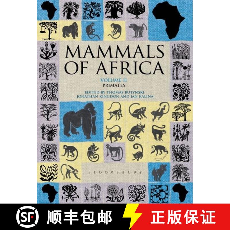 【3-4周达】Mammals of Africa: Volume II: Primates [9781399420327]