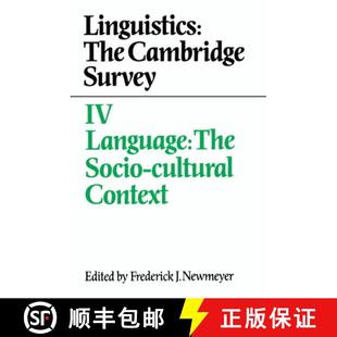 The Volume Linguistics Context 9780521375832 Cultural Cambridge 4周达 Language Survey Langu... Socio
