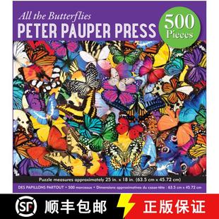 Butterflies 500 9781441338150 All Puzzle the Jigsaw 预订 Piece
