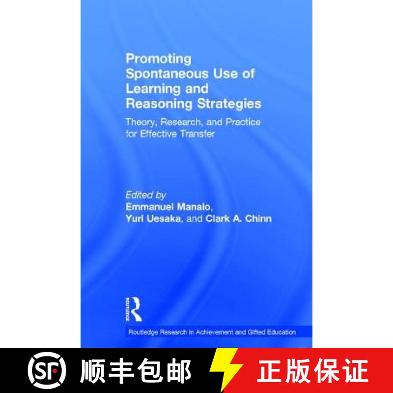 【3-4周达】Promoting Spontaneous Use of Learning and Reasoning Strategies: Theory, Research, and Prac... [9781138680630]
