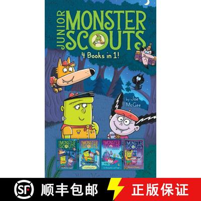 【3-4周达】Junior Monster Scouts 4 Books in 1!: The Monster Squad; Crash! Bang! Boo!; It's Raining Ba... [9781665907576]