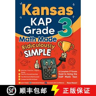【3-4周达】Kansas KAP Grade 3 Math Made Ridiculously Simple: A Comprehensive 3rd Grade Guide to Acing... [9798896479222]