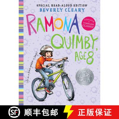【3-4周达】Ramona Quimby, Age 8 Read-Aloud Edition [9780062453273]