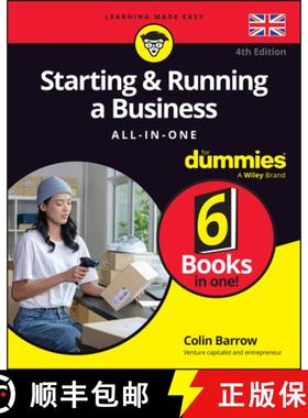 【3-4周达】Starting & Running a Business All-in-One For Dummi es, 4th Edition (UK Edition) [9781394201655]