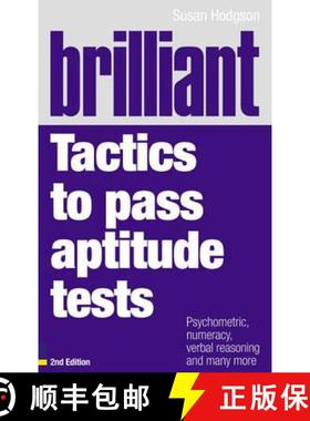 【3-4周达】Brilliant Tactics to Pass Aptitude Tests: Psychometric, numeracy, verbal reasoning and man... [9780273714941]