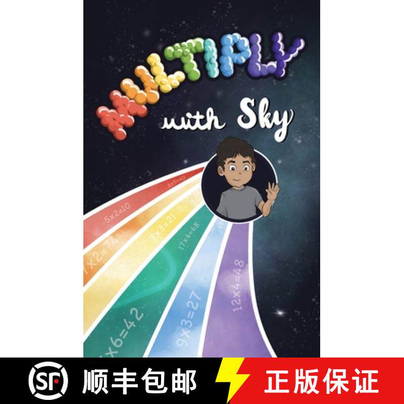 【3-4周达】Multiply with Sky: A food adventure for kids that teaches multiplication [9798869177032]