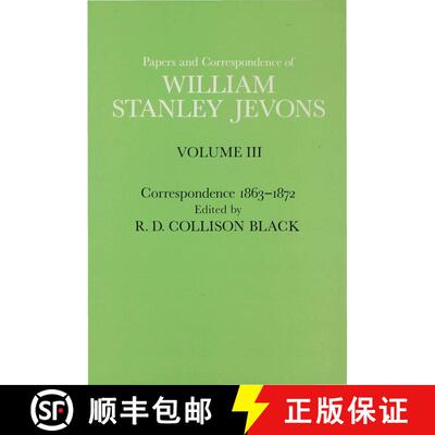 【3-4周达】精装 Papers and Correspondence of William Stanley Jevons : Volume 3: Correspondence, 1863-... [9780333102534]