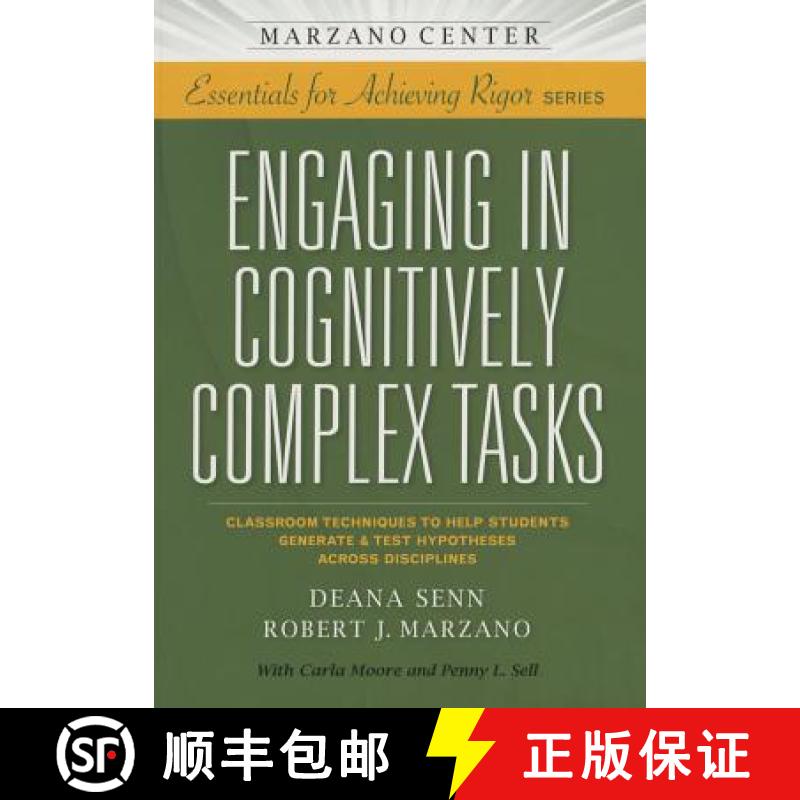 【3-4周达】Engaging in Cognitively Complex Tasks: Classroom Techniques to Help Students Generate & Te... [9781941112090]