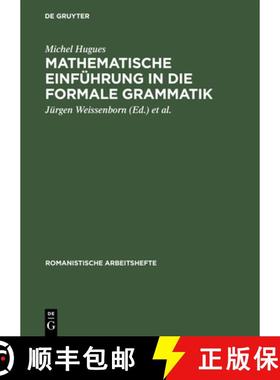 【3-4周达】Mathematische Einführung in die formale Grammatik [9783484500792]