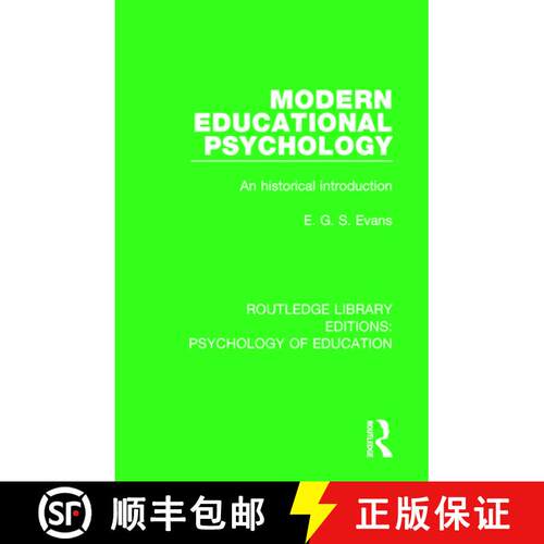 【3-4周达】Modern Educational Psychology: An Historical Introduction [9781138060722]
