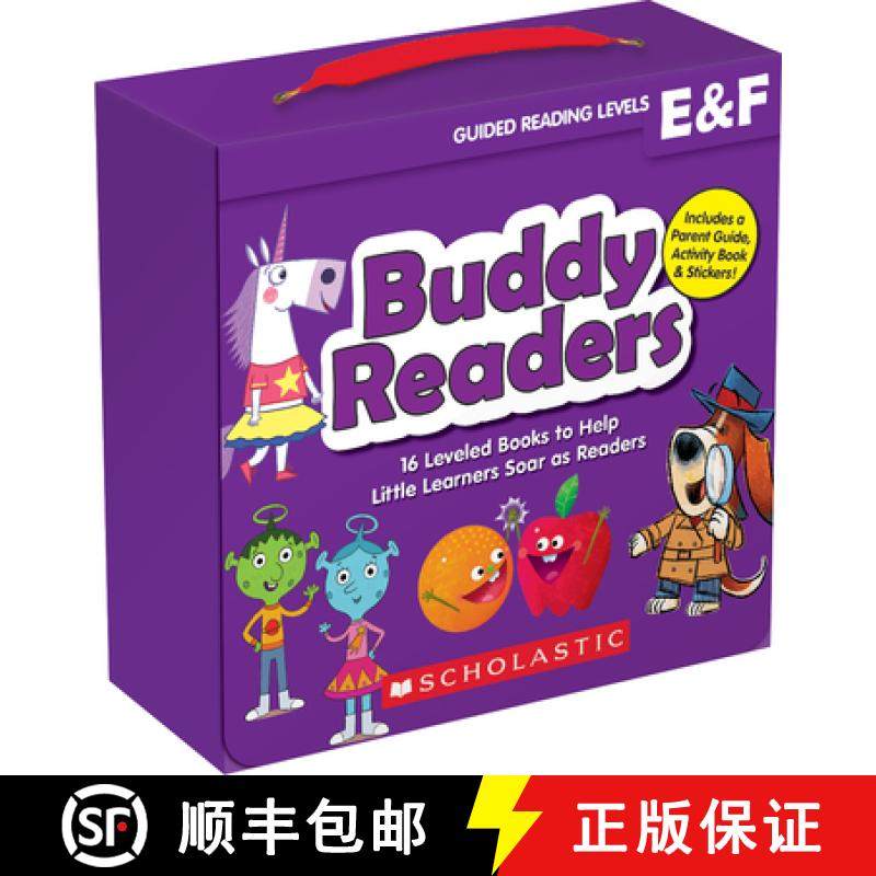 Buddy Readers: Levels E & F (Parent Pack): 16 Leveled Books to Help Little Learners Soar as Readers [9781338662153]