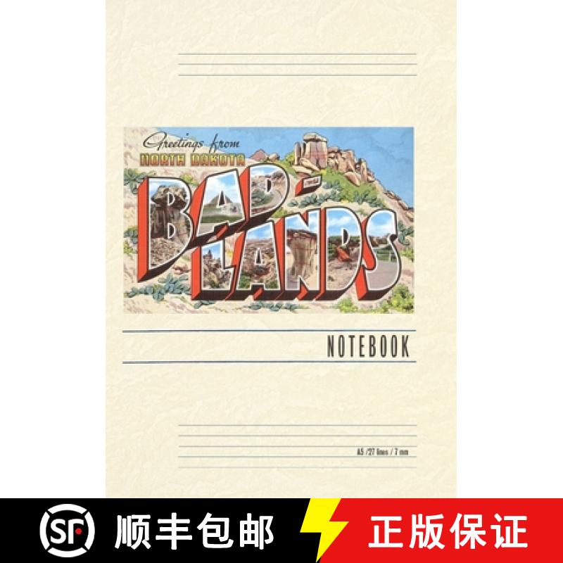预订 Vintage Lined Notebook Greetings from the Badlands [9798385430567]