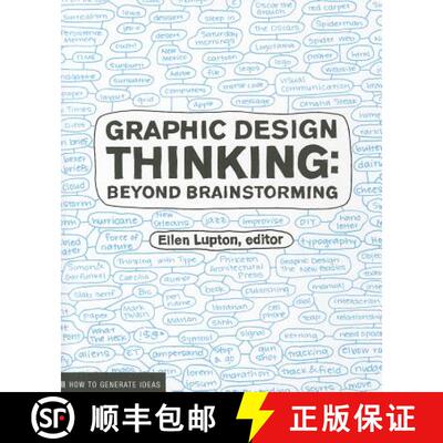 平面设计思维 Graphic Design Thinking: Beyond Brainstorming [9781568989792]