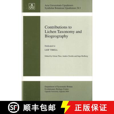 预订 Contributions to Lichen Taxonomy and Biogeography [9789155460259]