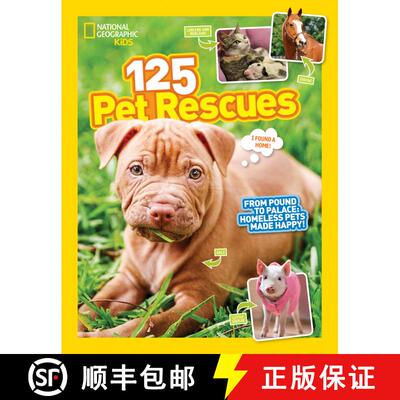 【3-4周达】125 Pet Rescues: From Pound to Palace: Homeless Pets Made Happy [9781426327360]