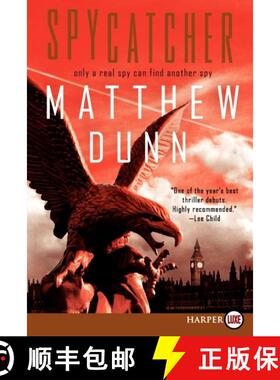 【3-4周达】Spycatcher: A Novel [9780062064998]