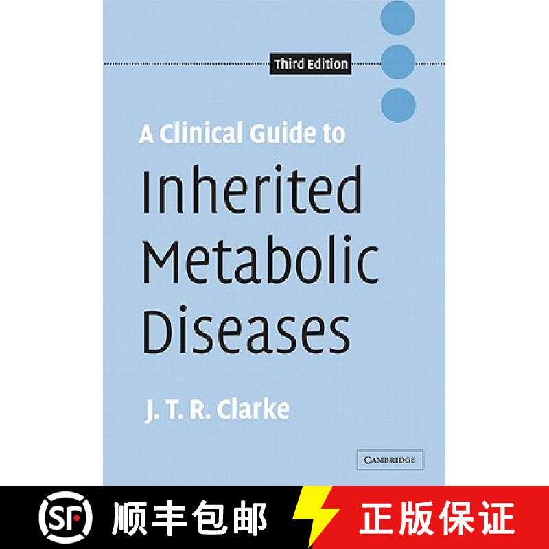 【3-4周达】A Clinical Guide to Inherited Metabolic Diseases [9780521614993]