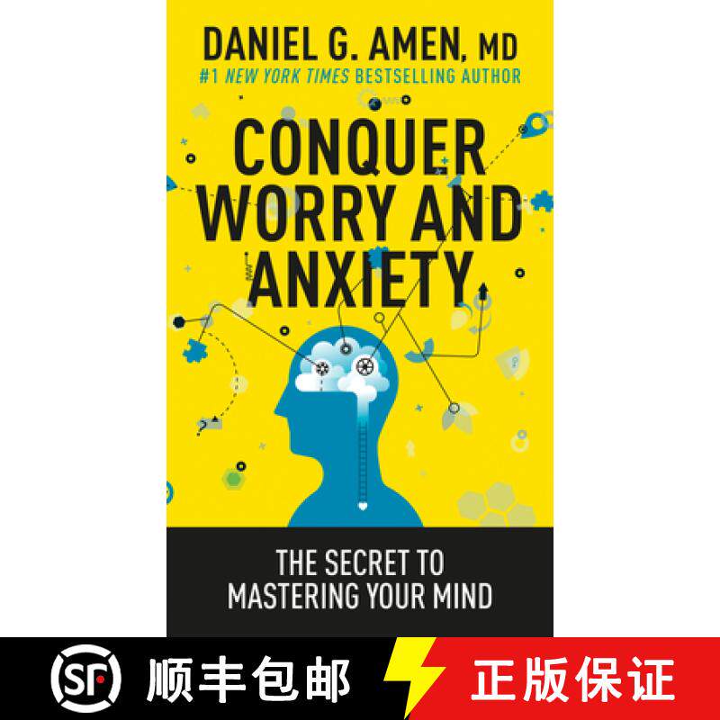 预订 Conquer Worry and Anxiety: The Secret to Mastering Your Mind [9781496446596]