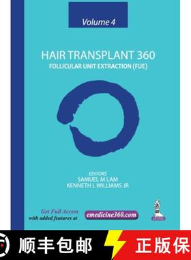 预订 Hair Transplant 360: Volume 4: Follicular Unit Extraction [9789352500369]