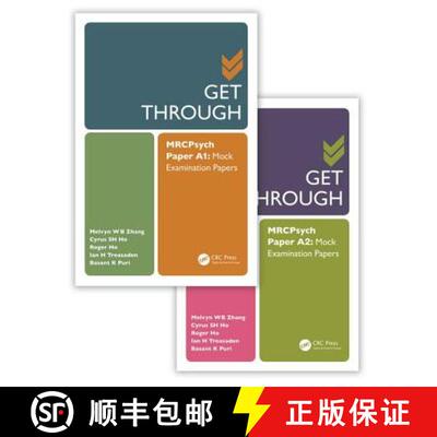 【3-4周达】Get Through Mrcpsych Paper a: Mock Examination Papers, Two Volume Set [9781498796286]