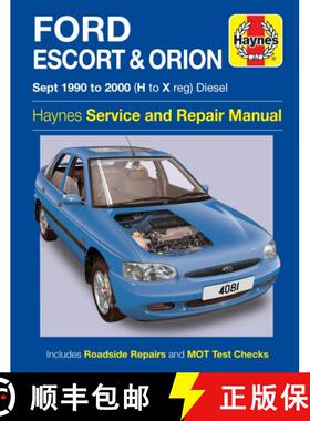 【3-4周达】Ford Escort & Orion Diesel (Sept 90 - 00) [9781785214578]