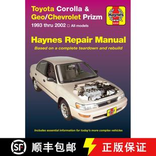 Haynes 4周达 Corolla Chevrolet 2002 Repair Thru Toyota 1993 Prizm 9781563924552 Manual Geo