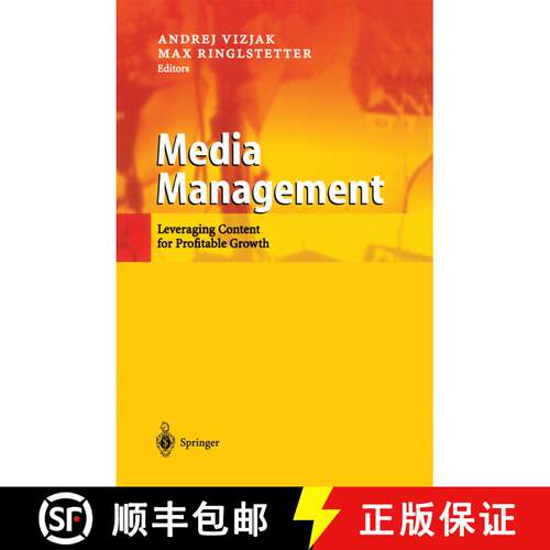 【3-4周达】Media Management : Leveraging Content for Profitable Growth [9783642078866]