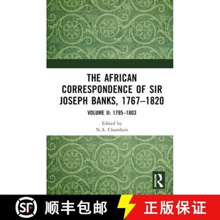 Sir Correspondence The 1795 Volume Joseph 1803 1767 African 1820 4周达 9781032530345 Banks