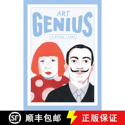【3-4周达】扑克牌：艺术名家 Genius Art (Genius Playing Cards) [9781786270146]