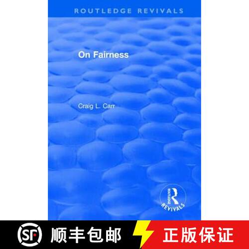 【3-4周达】精装 On Fairness [9781138712416]
