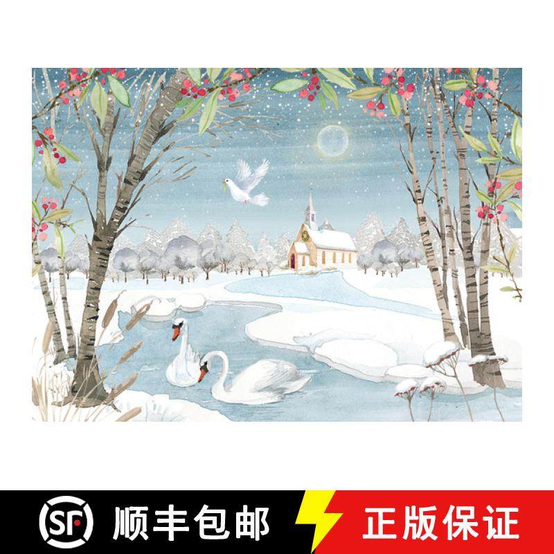 预订 Wonders of Winter Deluxe Boxed Holiday Cards (20 Cards, 21 Self-Sealing Envelopes) [9781441345806]