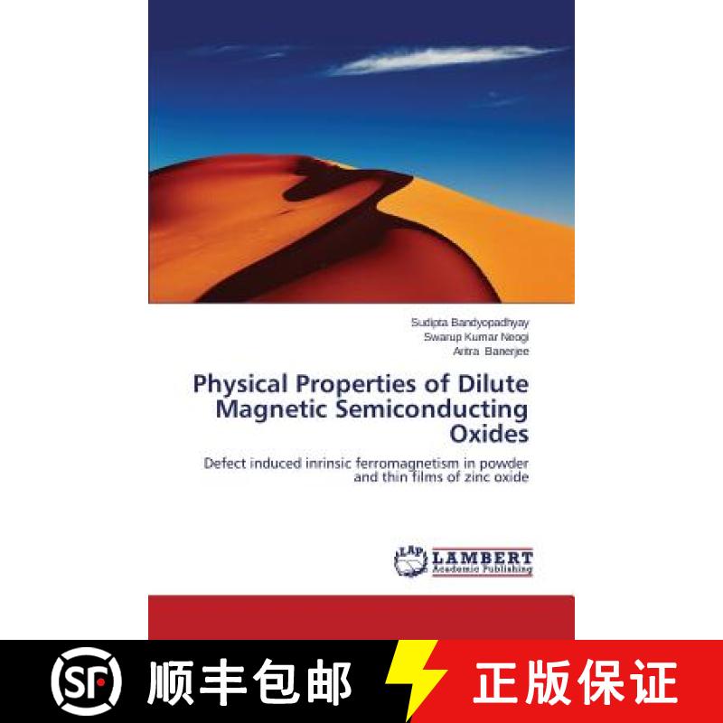预订 Physical Properties of Dilute Magnetic Semiconducting Oxides [9783659638565]