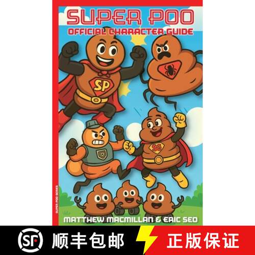 【3-4周达】Super Poo Official Character Guide [9781998528110]