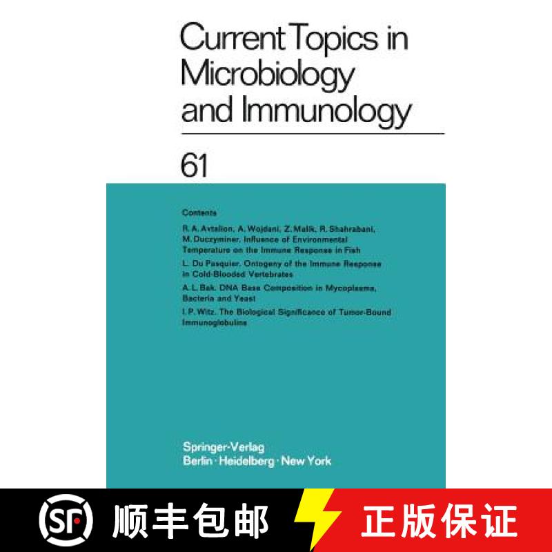 【3-4周达】Current Topics in Microbiology and Immunology / Ergebnisse Der Mikrobiologie Und Immunitä... [9783642655333]