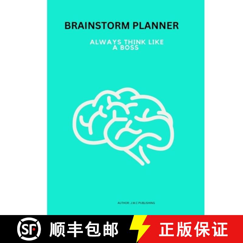 【3-4周达】BRAIN STORM PLANNER: This Brain Storm Planner, have a place for everything, it is an amazi... [9781365401978]