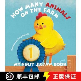【3-4周达】My First Jigsaw Book: How Many Animals on the Farm? [9788854413955]