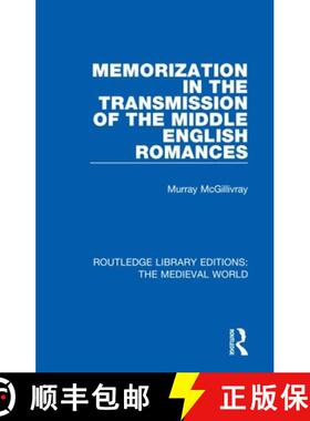 【3-4周达】Memorization in the Transmission of the Middle English Romances [9780367189860]