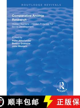【3-4周达】Comparative Anomie Research: Hidden Barriers - Hidden Potential for Social Development [9781138718135]