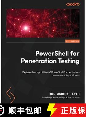 预订 PowerShell for Penetration Testing: Explore the capabilities of PowerShell for pentesters across... [9781835082454]