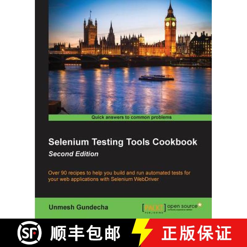 预订 Selenium Testing Tools Cookbook: Over 90 recipes to help you build and run automated tests for y... [9781784392512]