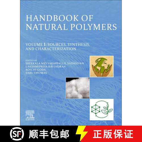 【3-4周达】Handbook of Natural Polymers, Volume 1: Sources, Synthesis, and Characterization [9780323998536]
