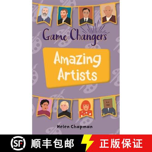 【3-4周达】Reading Planet KS2 - Game-Changers: Amazing Artists - Level 6: Jupiter/Blue band [9781510454071]