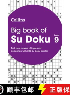 【3-4周达】Big Book of Su Doku 9: 300 Su Doku Puzzles [9780008469924]