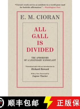 【3-4周达】All Gall Is Divided: The Aphorisms of a Legendary Iconoclast [9781948924238]