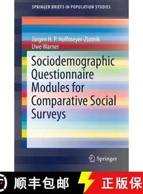 【3-4周达】Sociodemographic Questionnaire Modules for Comparative Social Surveys [9783319902081]