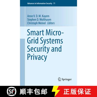 【3-4周达】精装 Smart Micro-Grid Systems Security and Privacy [9783319914268]