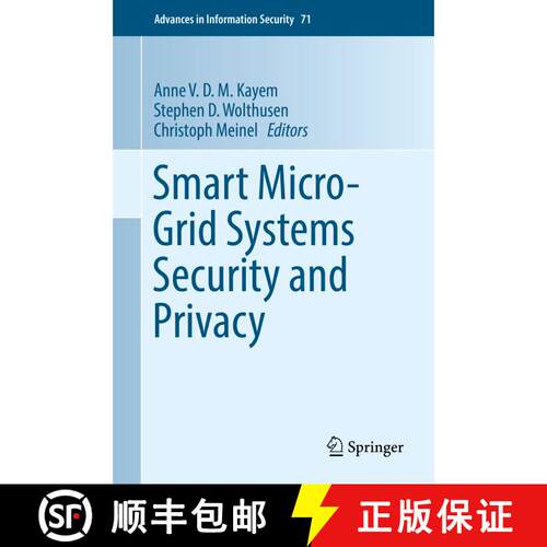 【3-4周达】精装 Smart Micro-Grid Systems Security and Privacy [9783319914268]